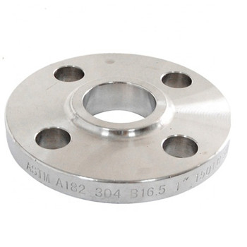 Flange de aço inoxidável com pescoço soldado ASTM A182 F316 / 316L C150lb RF Sch40 